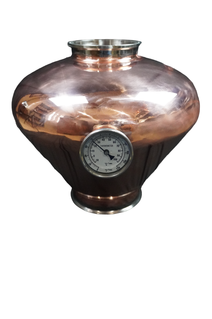 Copper Whiskey or Brandy Helmet (8″ x 6″ Tri-Clamp Ends)