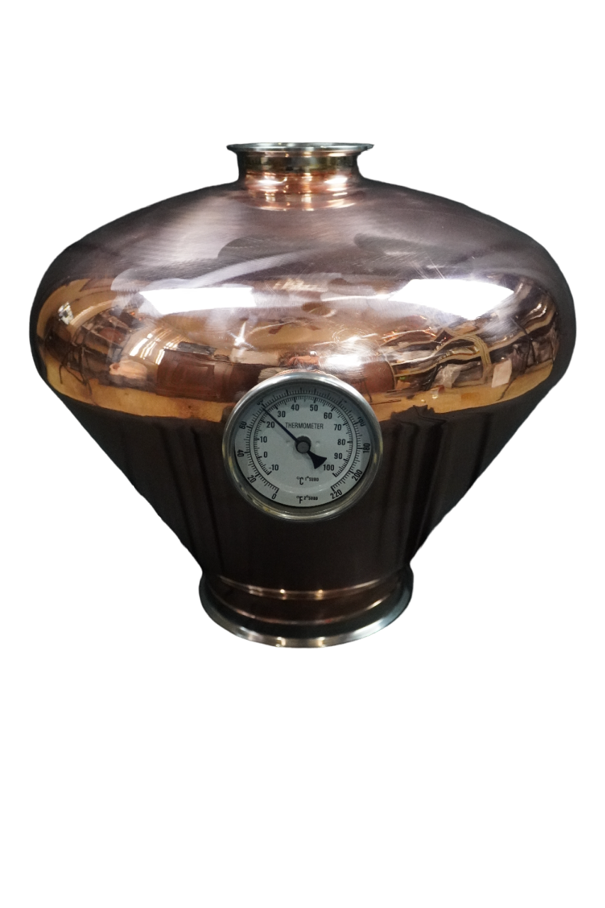 Copper Whiskey or Brandy Helmet (8″ x 4″ Tri-Clamp Ends)