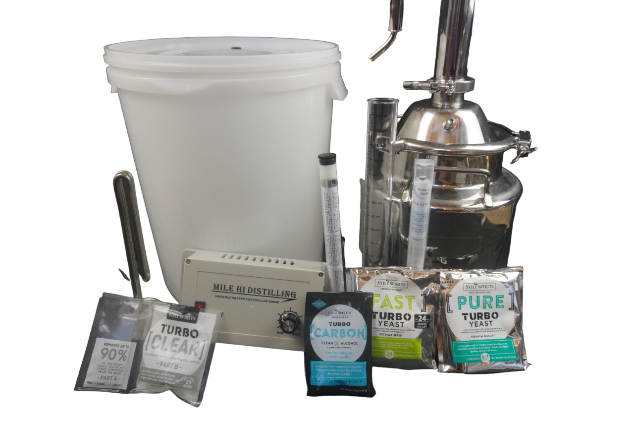 3 Gallon with 2 Inch Stainless Mighty Mini Pro Still Kit