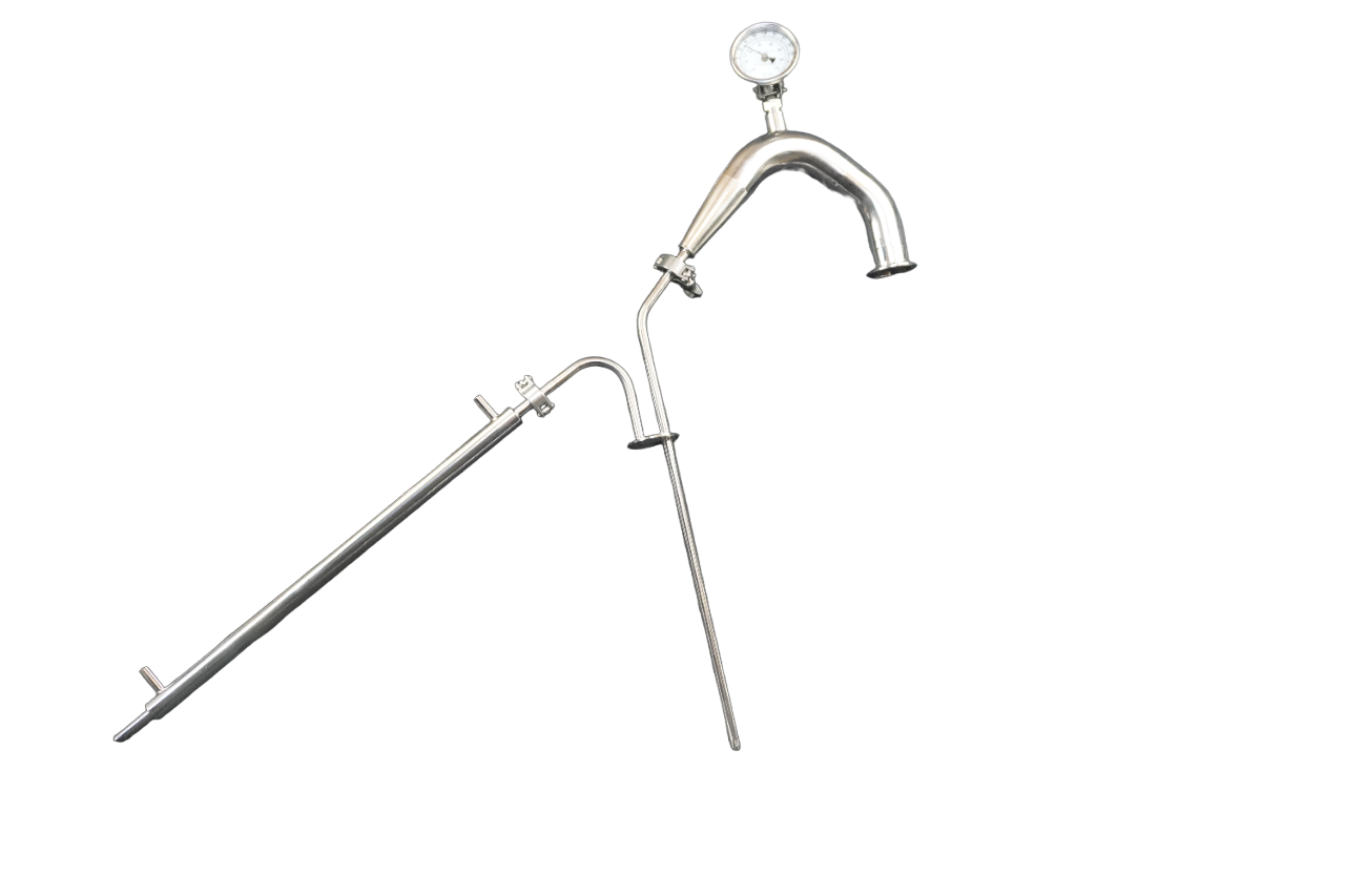 2 Inch Stainless Thumper Assembly for 3 Gallon to 8 Gallon Thumper Connection