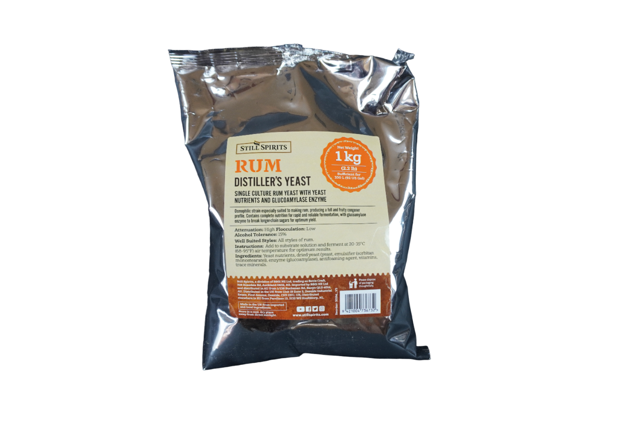 Bulk Rum Turbo Yeast (2.2 LB)