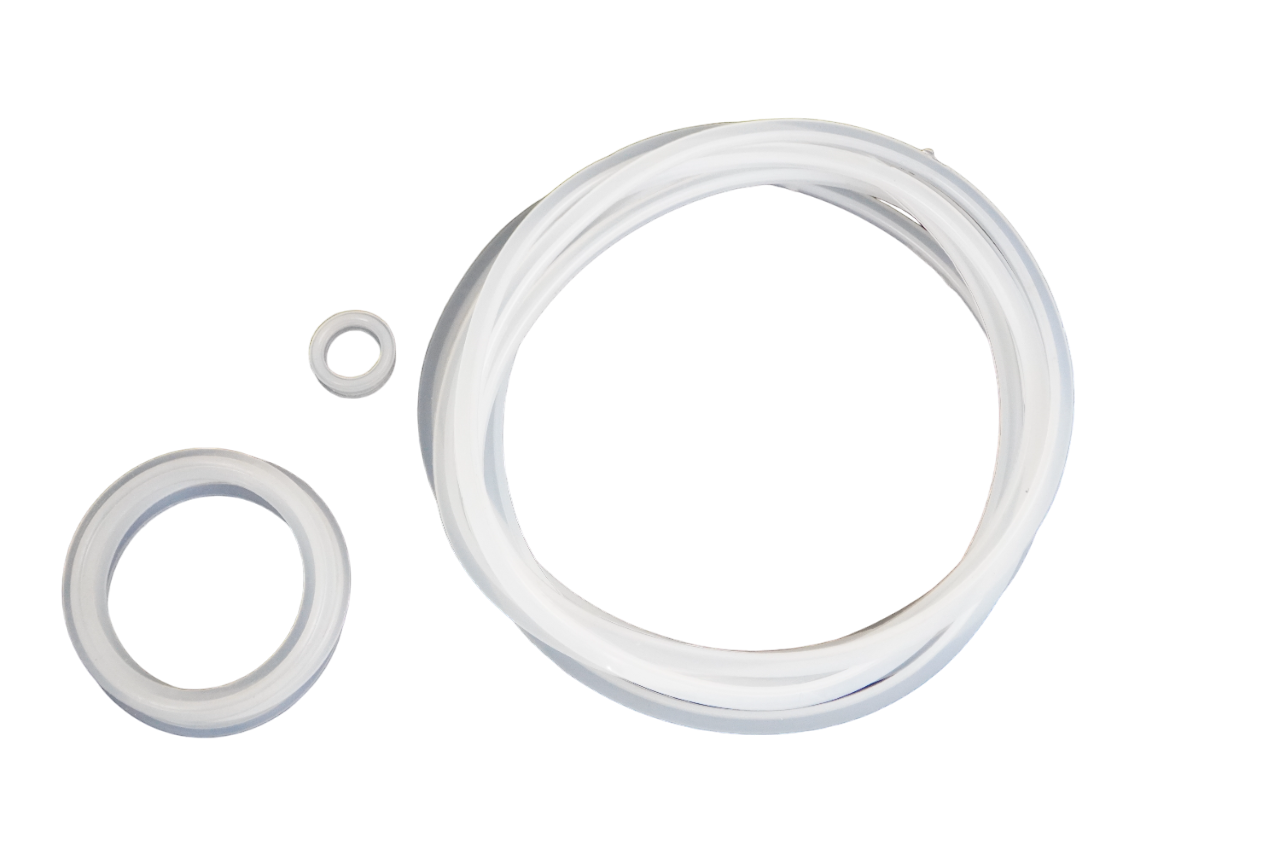 Gasket Set for Mile Hi Flute 6" Diameter 6 Sections or 4 Sections and 2.5" Diameter Condenser
